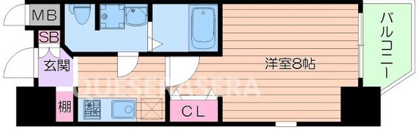 ルーエ天満橋の物件間取画像